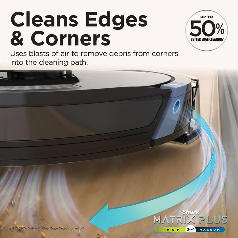 Shark Matrix Plus 2-in-1 Robot Vacuum & Mop – LiDAR Mapping, Anti-Allergen, Alexa Compatible