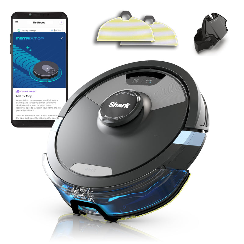 Shark Matrix Plus 2-in-1 Robot Vacuum & Mop – LiDAR Mapping, Anti-Allergen, Alexa Compatible