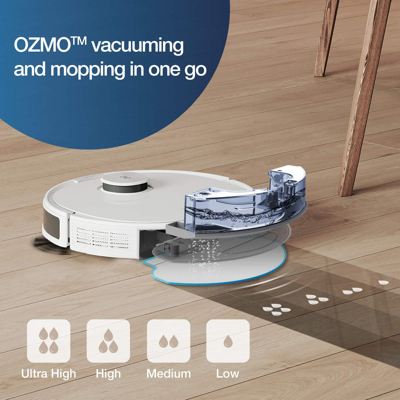 ECOVACS DEEBOT N8 Robot Vacuum & Mop – 2300PA, Carpet Detection, Multi-floor Mapping, 2-Year Warranty