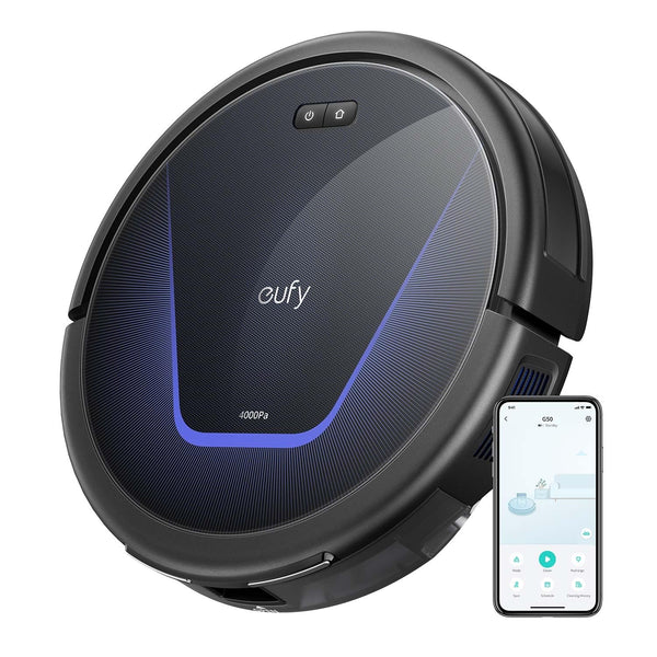 Eufy G50 Robot Vacuum – 4000Pa Suction, Pro-Detangle, Alexa Compatible, Ideal for Pet Hair & Carpets