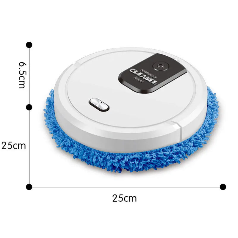 Wet and Dry Mopping Sweeping Robot Auto Cleaner Floor Washing Wiping Machine Smart Sweeper Dust Cleaning USB Charging Spray Mop