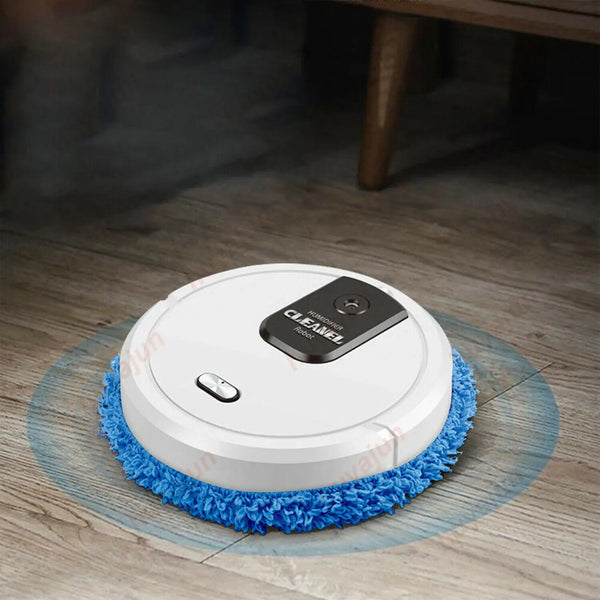 Wet and Dry Mopping Sweeping Robot Auto Cleaner Floor Washing Wiping Machine Smart Sweeper Dust Cleaning USB Charging Spray Mop