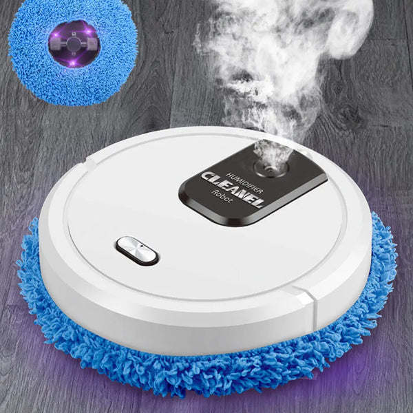 Wet and Dry Mopping Sweeping Robot Auto Cleaner Floor Washing Wiping Machine Smart Sweeper Dust Cleaning USB Charging Spray Mop